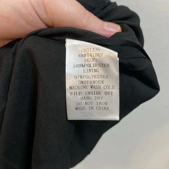 TCEC  Animal Print Tiered Ruffle Crepe Chiffon Mini Dress with Full LIning - Picture 8 of 10